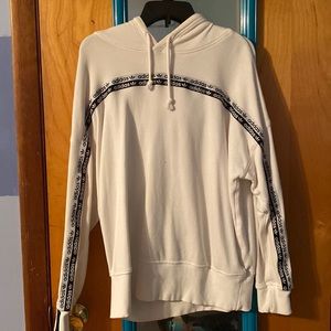 Adidas white hoodie size S